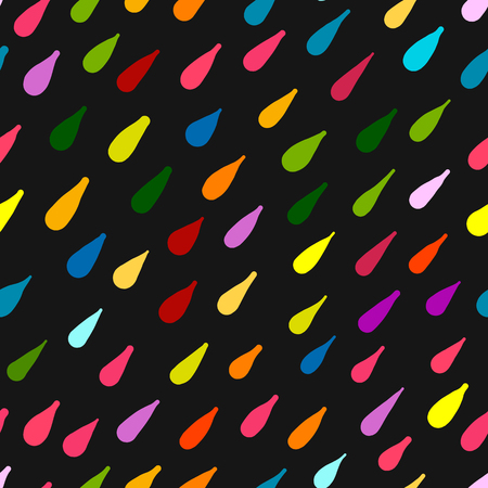 Rain, seamless pattern for your design. Vector illustrationのイラスト素材