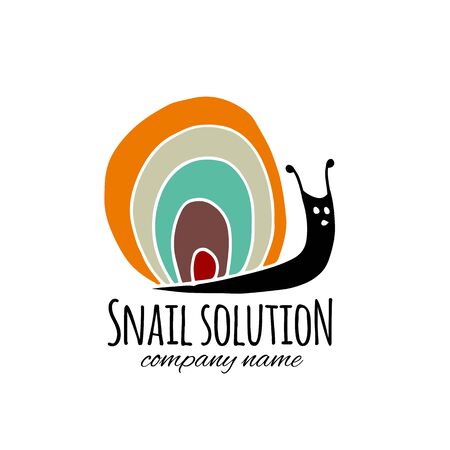 Funny snail for your designのイラスト素材