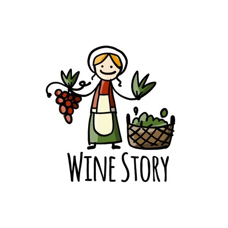 Wine label for your designのイラスト素材