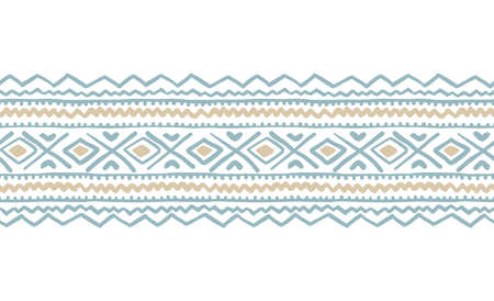 Traditional knitted ornamental pattern, scandinavian styleのイラスト素材