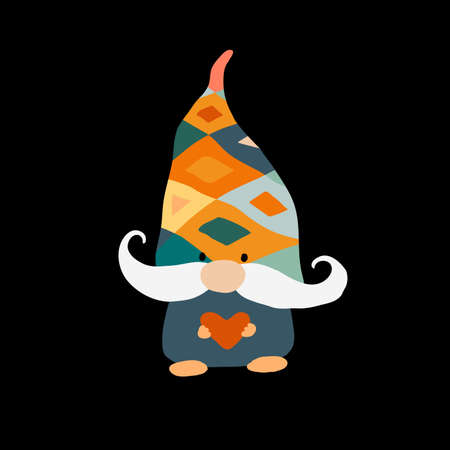 Garden gnome. Fairytale character for your designのイラスト素材
