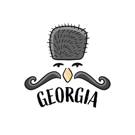 Georgia Country Logo for your designのイラスト素材