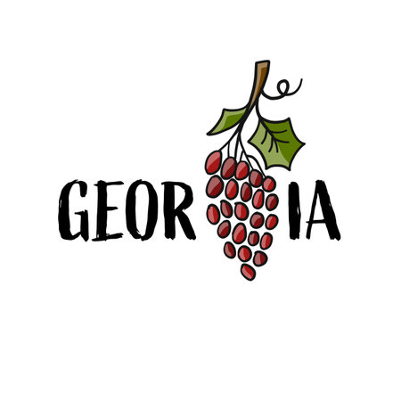 Georgia Country Logo for your designのイラスト素材