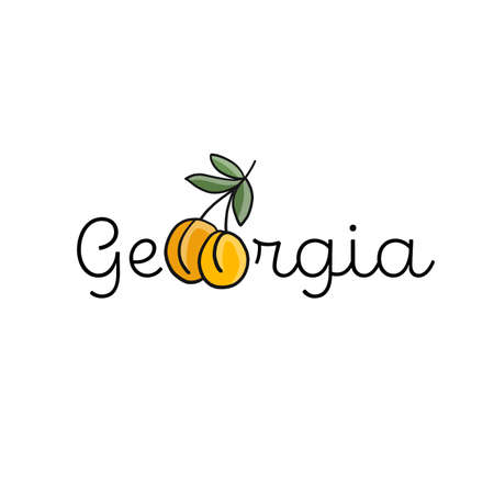 Georgia Country Logo for your designのイラスト素材