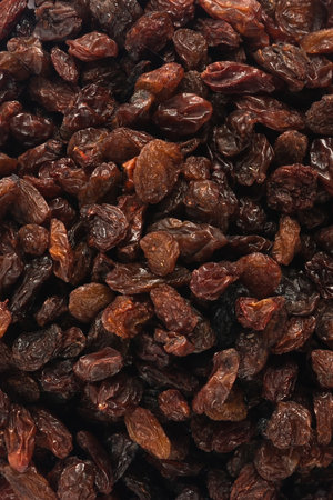A set of dried fruits for proper healthy nutrition close-up top view backgroundの写真素材