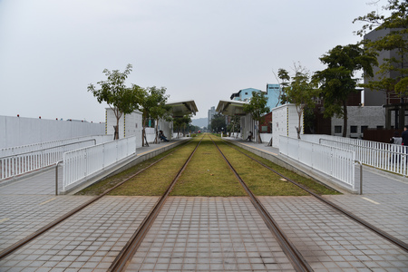 Kaohsiung, Taiwan - September 2, 2019 The Pier-10 Art Center