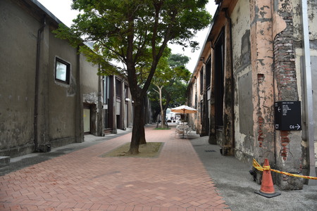 Kaohsiung, Taiwan - September 2, 2019 The Pier-18 Art Centerのeditorial素材