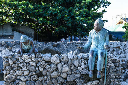 Taiwan Penghu Duxingshi Village Culture Parkの写真素材