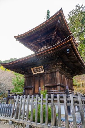 Kyoto, Japan - Jan 08, 2024: Jojakko-ji Temple in Arashiyama, Kyoto, Japan.の写真素材
