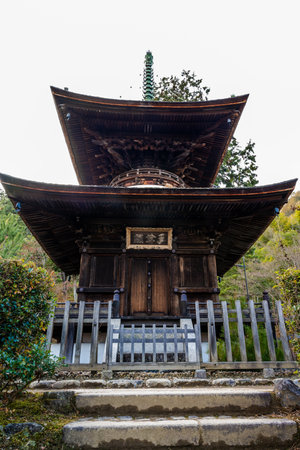 Kyoto, Japan - Jan 08, 2024: Jojakko-ji Temple in Arashiyama, Kyoto, Japan.の写真素材
