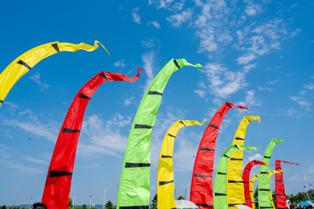 Taiwan September 1, 2024: Hsinchu City International Kite Festivalの写真素材