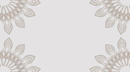 Round mandala on colorful gradient background. Translucent mesh pattern in the form of a mandala. Mandala with floral patterns. Pastel Yoga template. Gradient background with round mandala.の写真素材