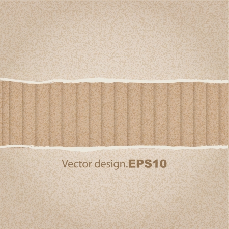 torn paper or cardboard texture background  designのイラスト素材