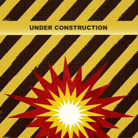under construction backgroundのイラスト素材