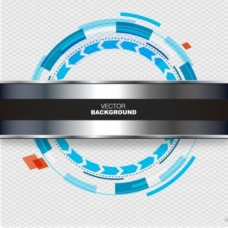 graphic circle design and steel stripe のイラスト素材