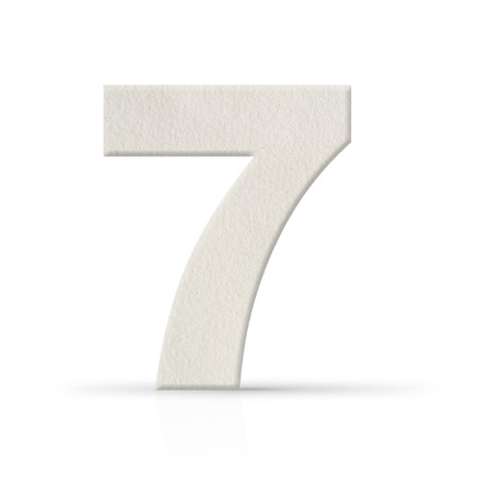 seven number paper textureの写真素材