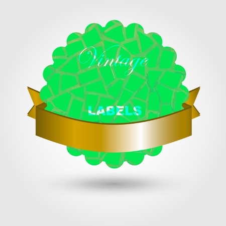 green labelのイラスト素材