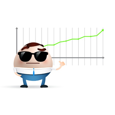 cartoon businessmanのイラスト素材