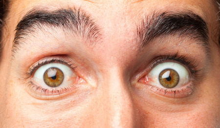 young crazy manの写真素材