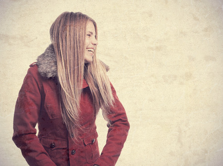 young cool womanの写真素材