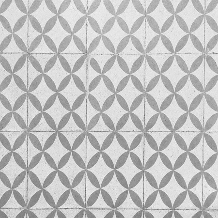 tiled vintage floorの写真素材