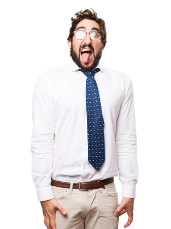 crazy businessmanの写真素材