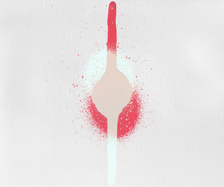 spray paintの写真素材