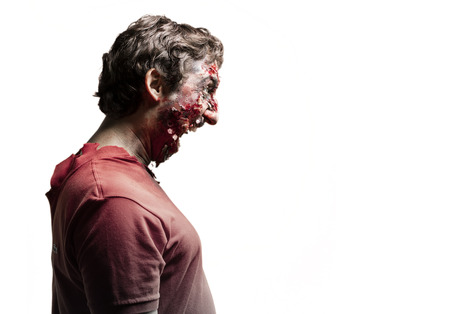 zombie man portraitの写真素材