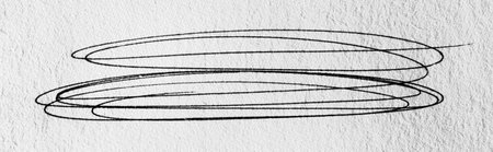 black ink shape on watercolor paper texture
