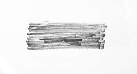 black ink shape on watercolor paper textureの写真素材