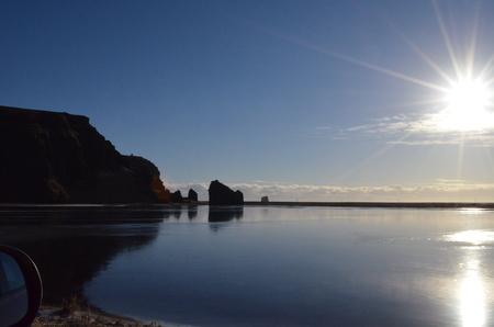 Water like glassの写真素材