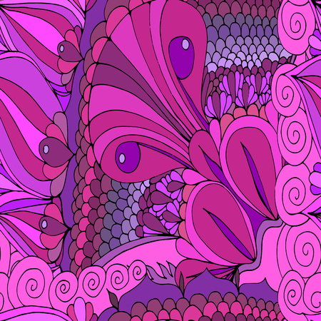 Seamless texture with abstract colors. Endless background. Vector background. Bright pattern. Summer pattern. Use for Wallpaper, pattern fills, background. Vector graphics.のイラスト素材