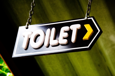 Sign to Toiletの写真素材