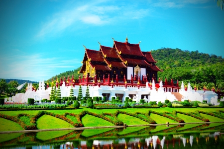 Ho Kham Luang, Chiang Mai in The Winterのeditorial素材