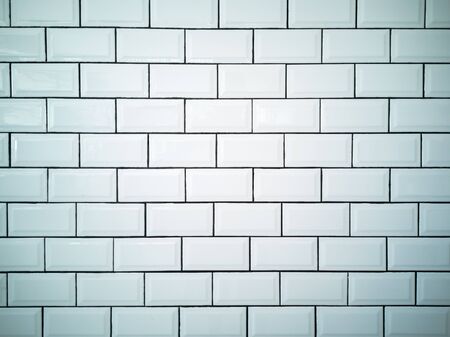 grunge white plastic block wall background.の写真素材