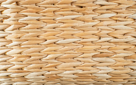 woven basket texture pattern for background.の写真素材
