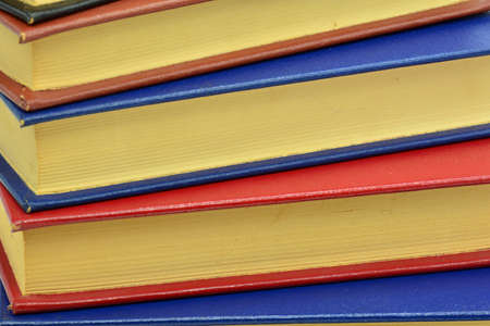 Books stacked in the shape of a spiral staircase