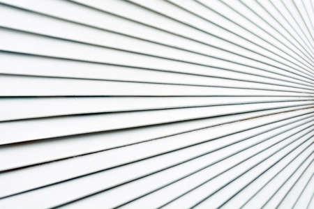 Detail of a white painted wooden fanの写真素材