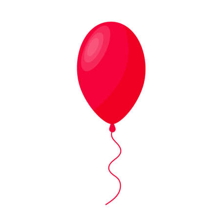 Colorful balloon for template and invitation decoration. Vector illustration.のイラスト素材