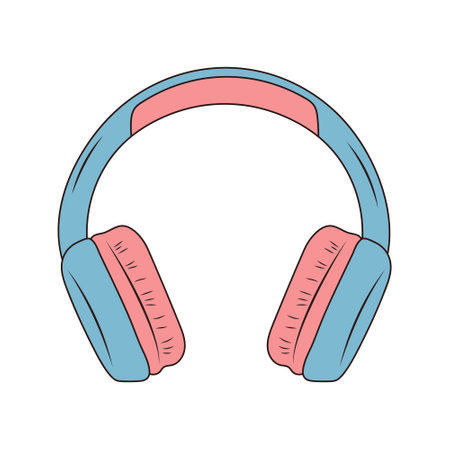 Headphones icon. Audio Equipment for Musicのイラスト素材