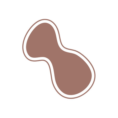 Decorative boho shape. Abstract geometric element. Aesthetic symbol.のイラスト素材