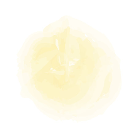 Watercolor pastel brush stroke round icon. Watercolor stain. Decorative abstract geometric element.のイラスト素材