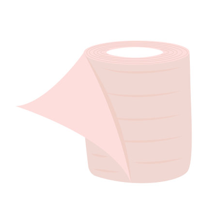 Medical tape on white background. Sticky bandage icon.のイラスト素材