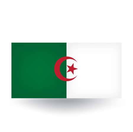 Algeria Flagのイラスト素材