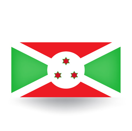 Burundi Flagのイラスト素材