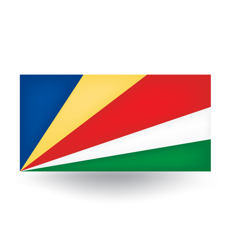 Seychelles Flagのイラスト素材