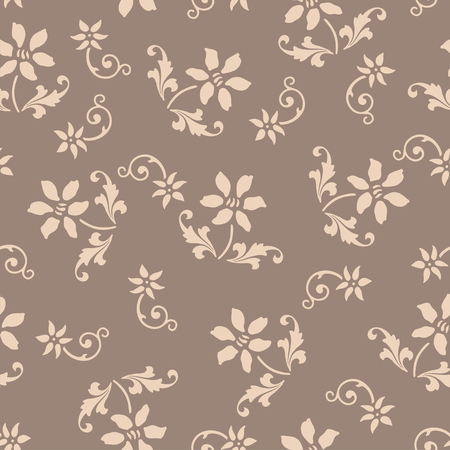 Seamless Floral Patternのイラスト素材