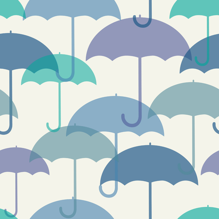 Seamless Umbrella Patternのイラスト素材