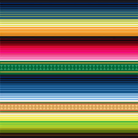 Mexican Rug Seamless Patternのイラスト素材