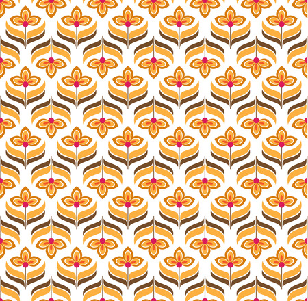 Seamless Floral Patternのイラスト素材